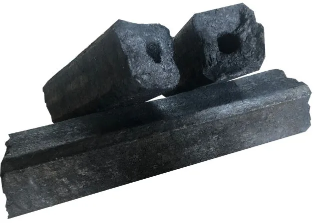 バーベキュー用オガ炭の形状