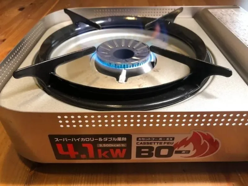 イワタニ カセットフーBO EX点火中の火力アップ