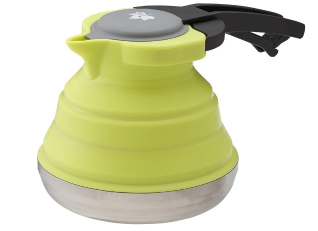 ロゴス たためるケトル 1L シリコン製 折りたたみケトル