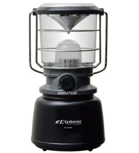ジェントス EX-1300D LEDランタン ブラックモデル